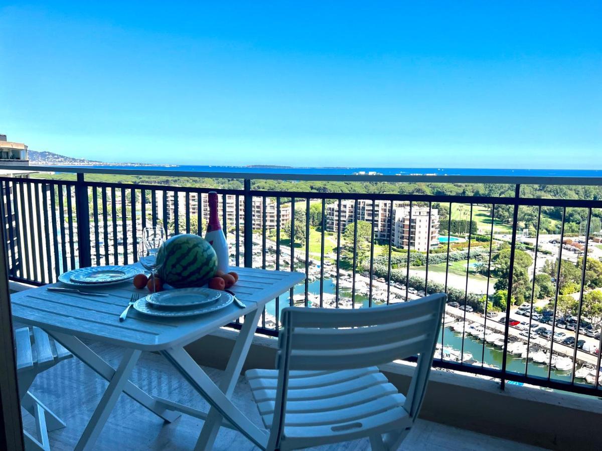 My Resid Appart Cannes Marina Vue Mer Мандельё-ла-Напуль Экстерьер фото